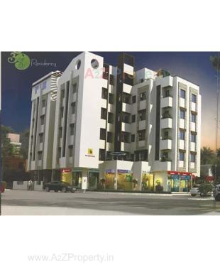 Elevation of real estate project Om Residency located at Gorva, Vadodara, Gujarat
