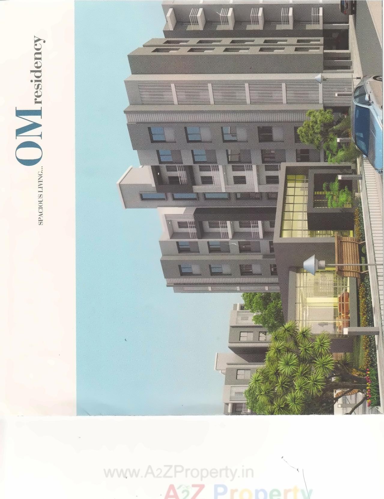 3D Elevation of real estate project Om Residency located at Kapurai, Vadodara, Gujarat