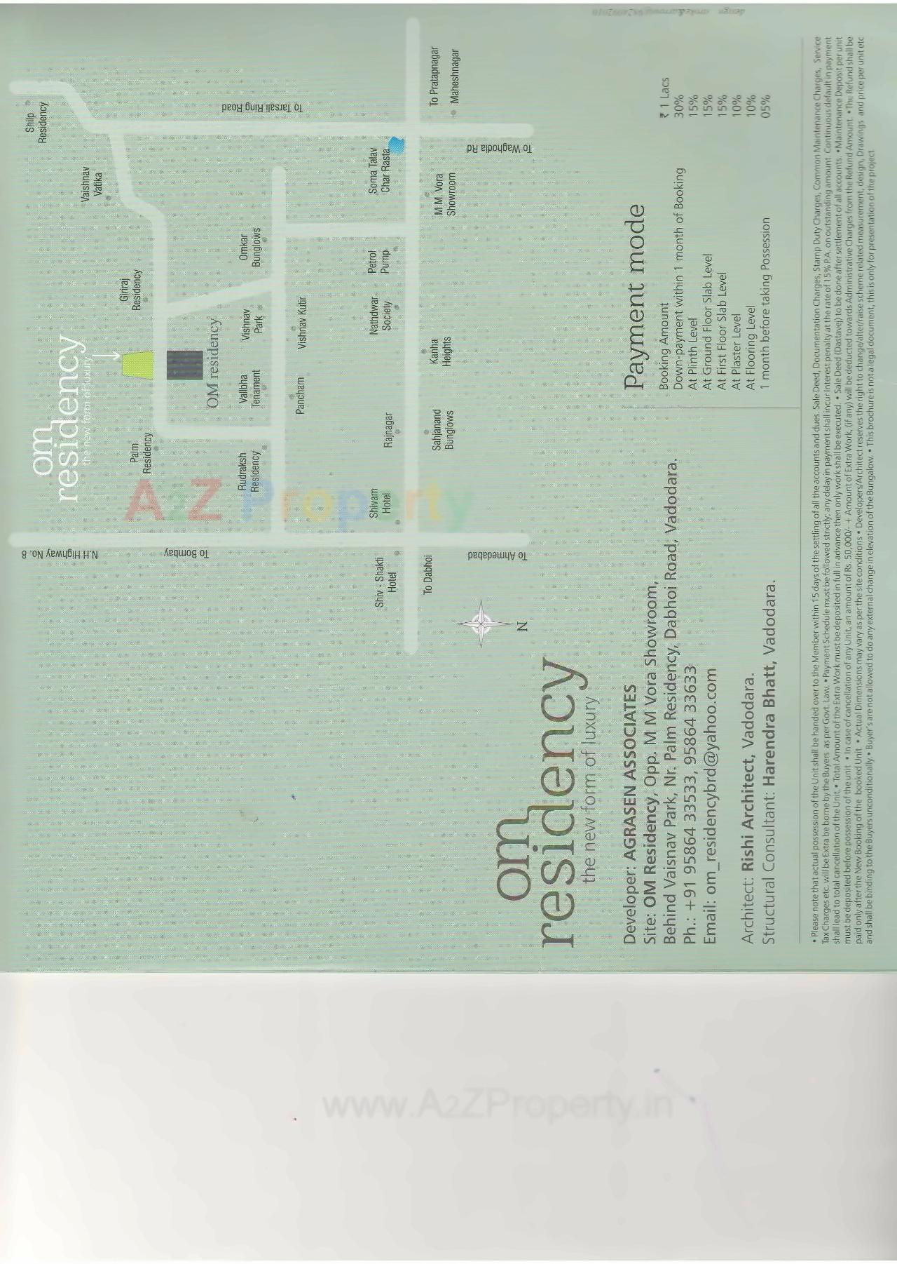  of real estate project Om Residency located at Kapurai, Vadodara, Gujarat