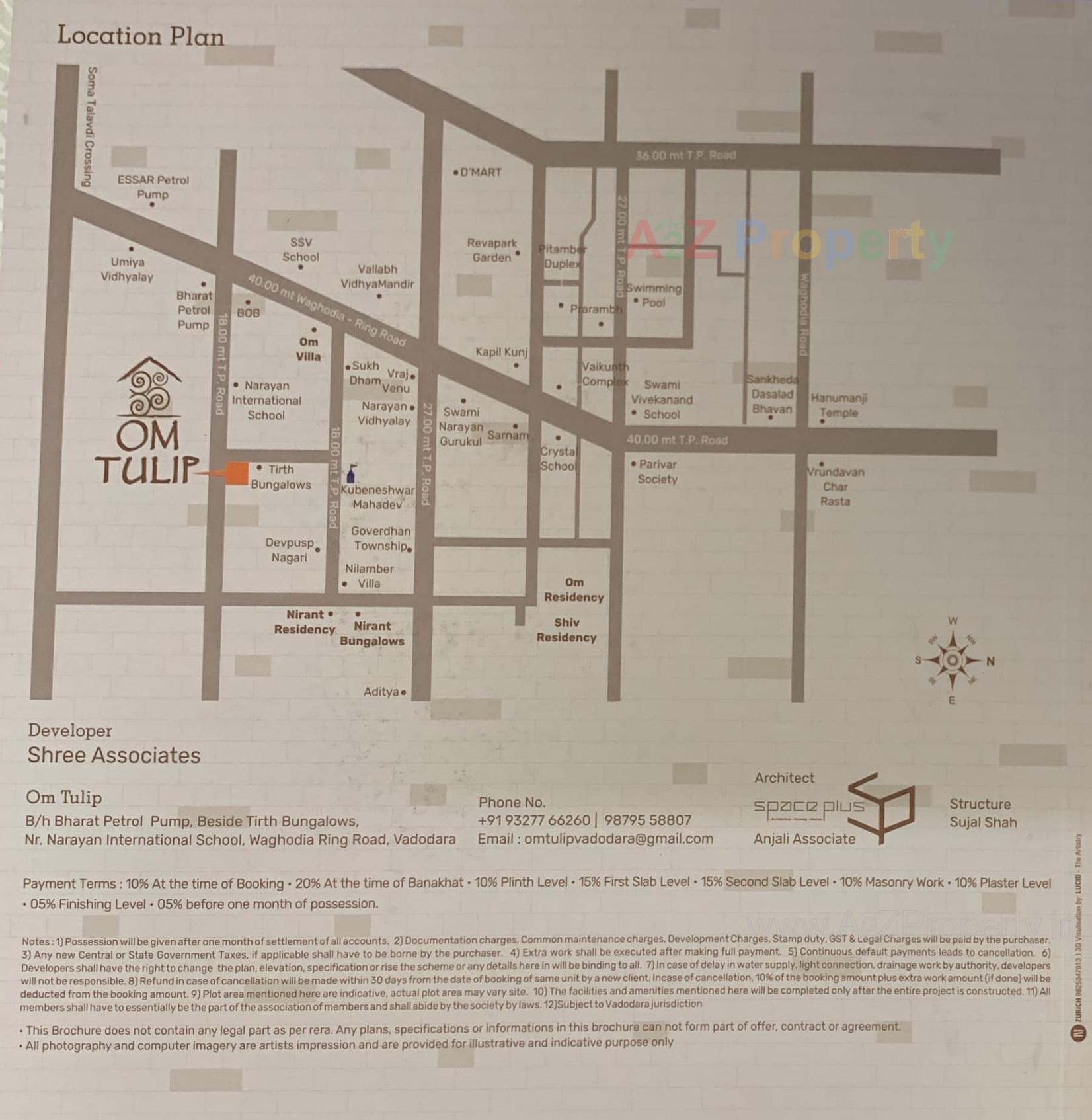  of real estate project Om Tulip located at Vadodara, Vadodara, Gujarat