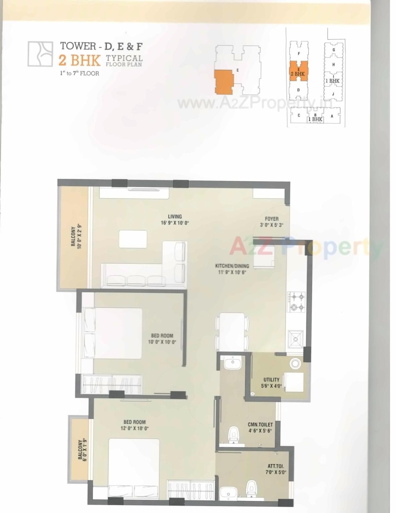 Layout of real estate project Omkaar Heights located at Jambuva, Vadodara, Gujarat