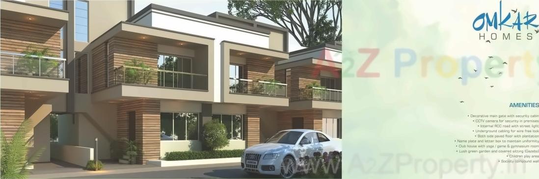 3D Elevation of real estate project Omkar Homes located at Jambuva, Vadodara, Gujarat