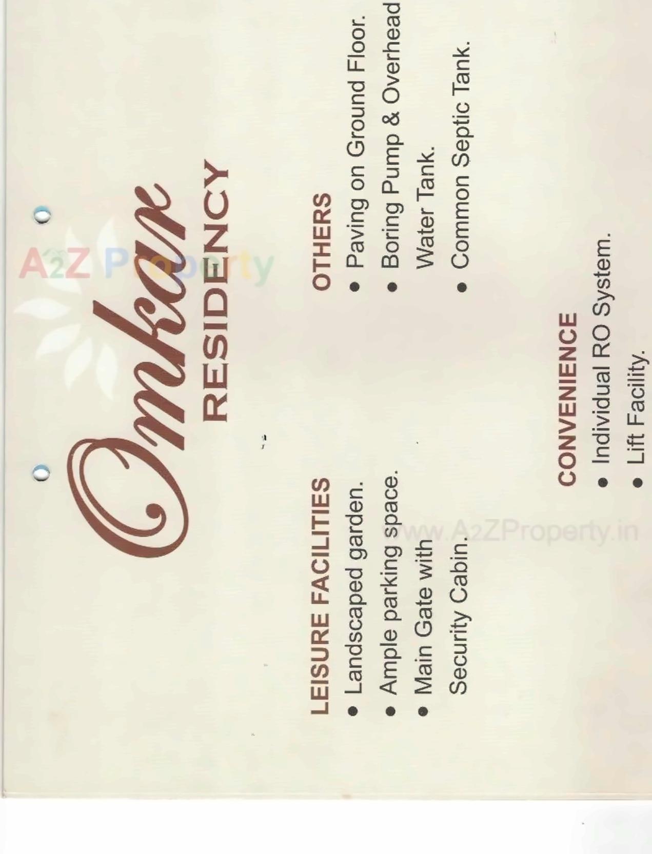  of real estate project Omkar Residency located at Koyli, Vadodara, Gujarat