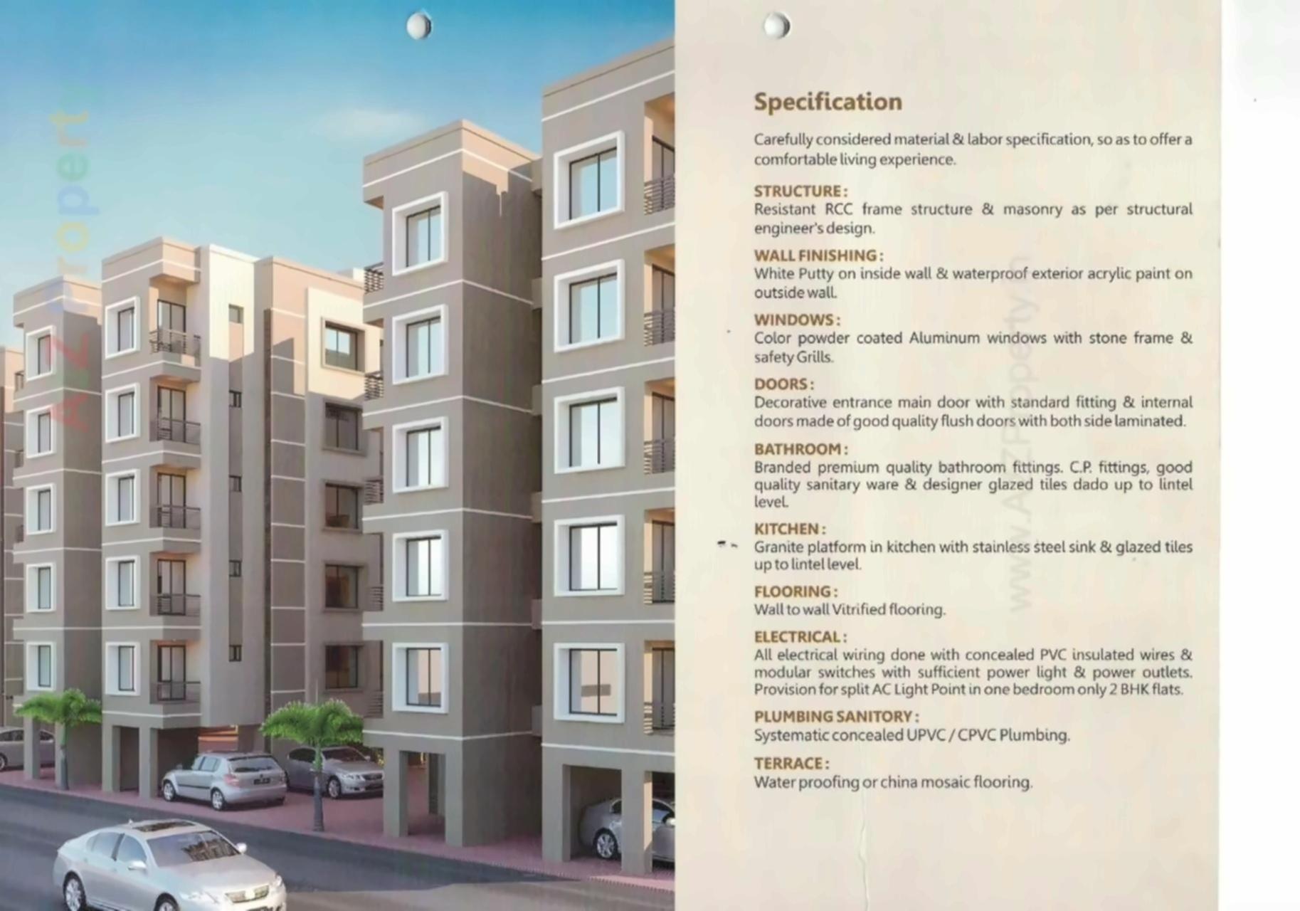  of real estate project Omkar Residency located at Koyli, Vadodara, Gujarat