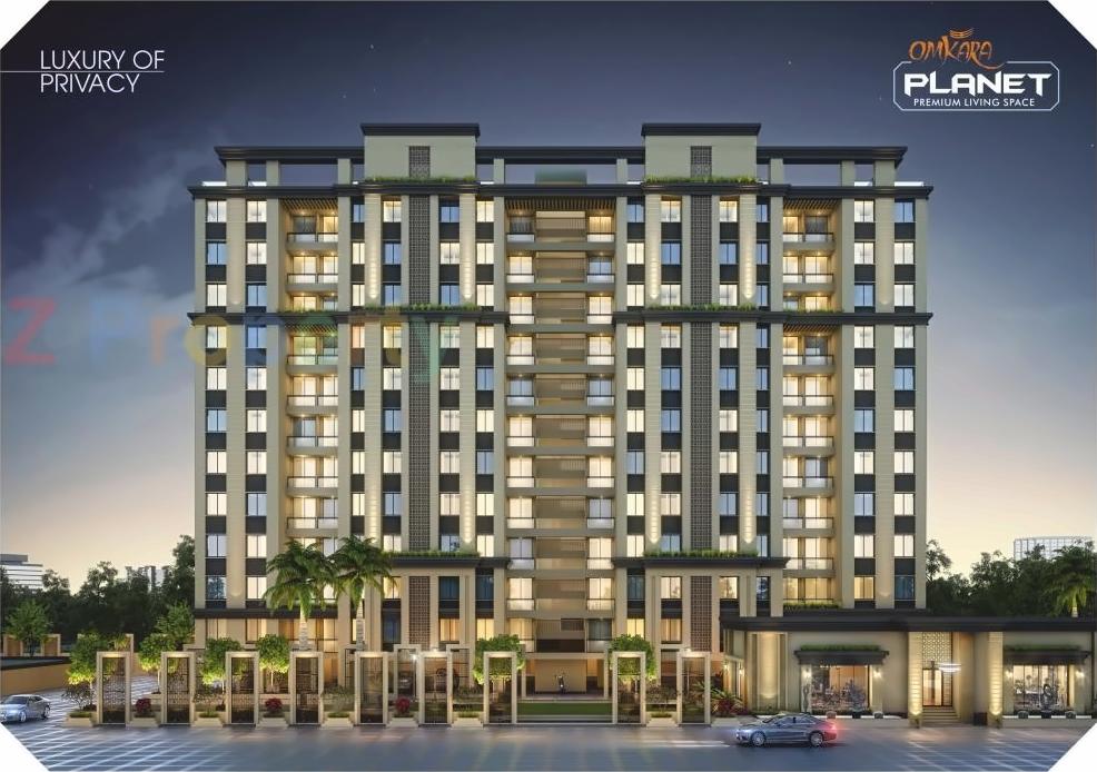 3D Elevation of real estate project Omkara Planet located at Sayajipura, Vadodara, Gujarat