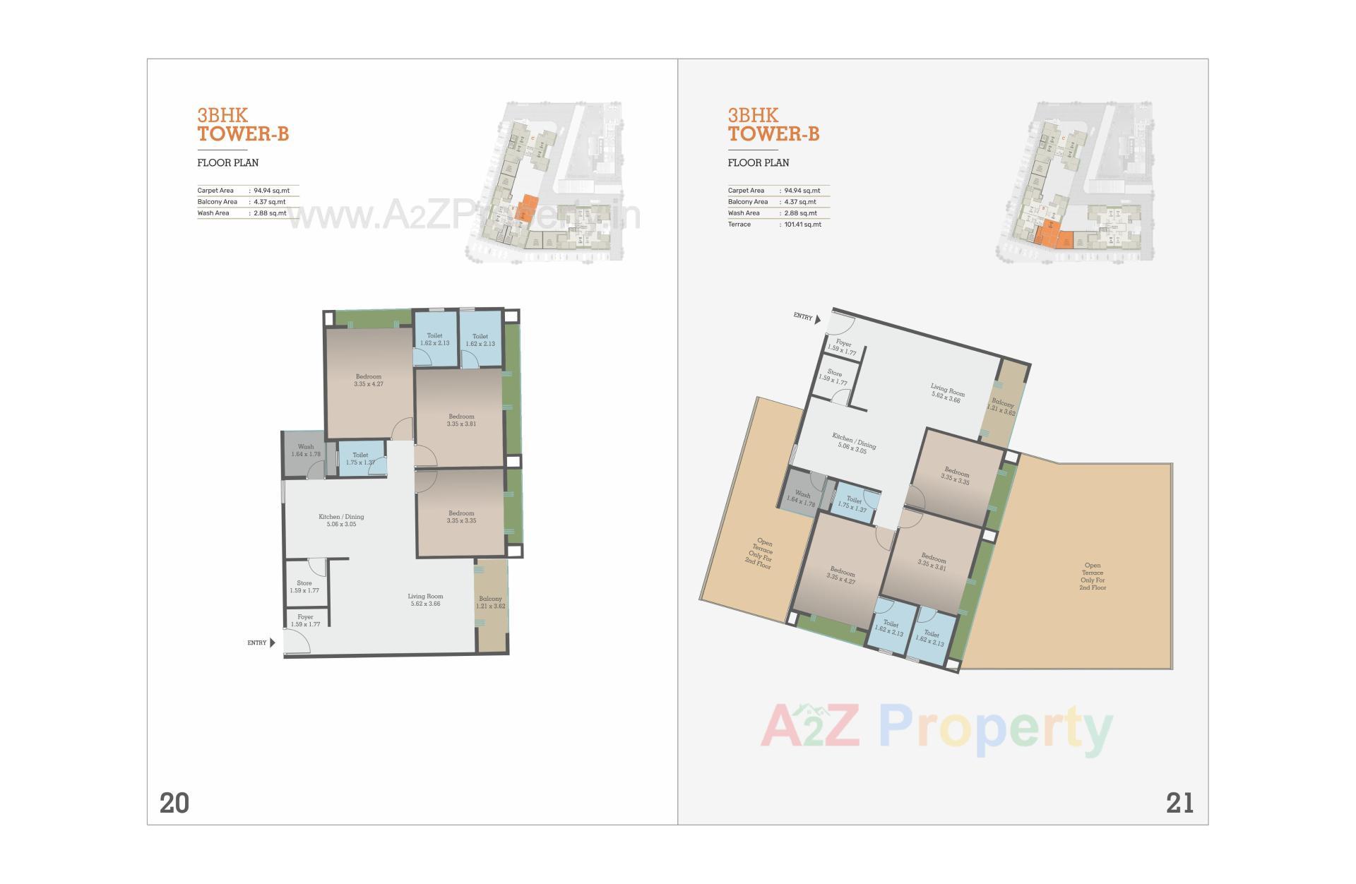 Layout of real estate project Omkara Skylines located at Kareli, Vadodara, Gujarat
