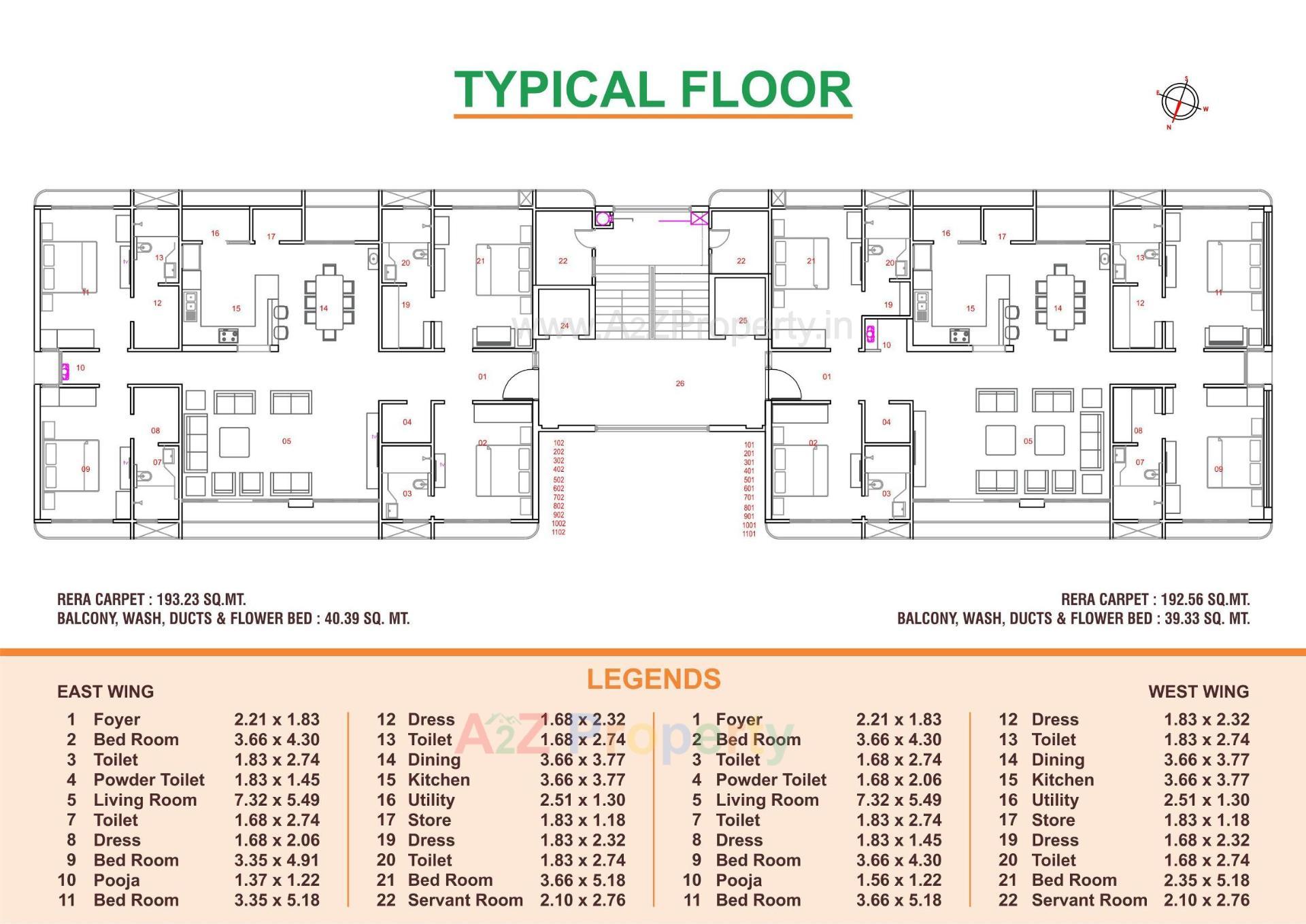 Layout of real estate project Opulence Green located at Bhayali, Vadodara, Gujarat