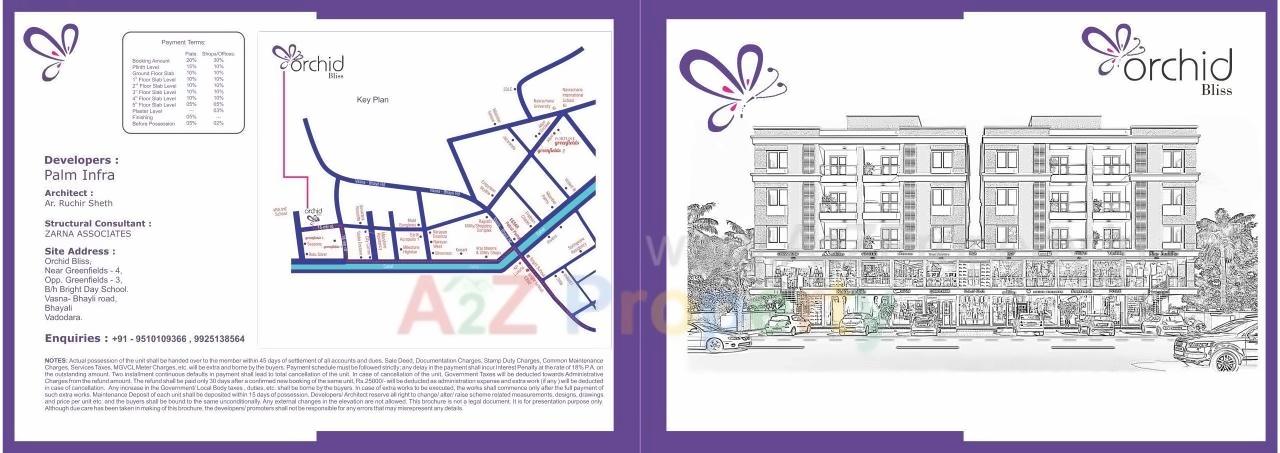  of real estate project Orchid Bliss located at Bhayli, Vadodara, Gujarat