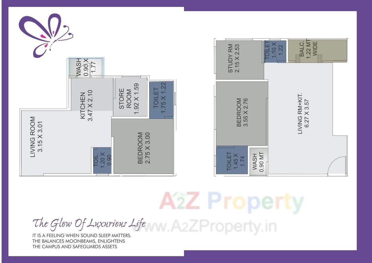 Layout of real estate project Orchid Bliss located at Bhayli, Vadodara, Gujarat