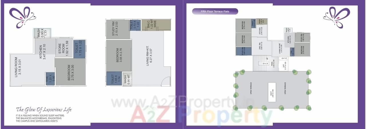 Layout of real estate project Orchid Bliss located at Bhayli, Vadodara, Gujarat