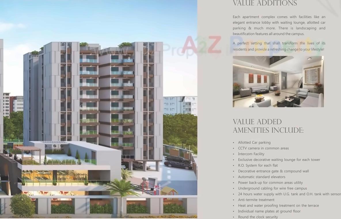 3D Elevation of real estate project Orchid Calisto located at Sama, Vadodara, Gujarat