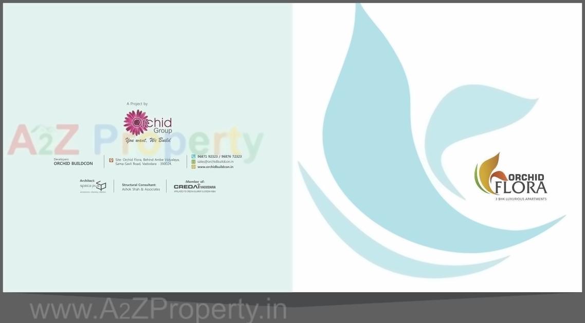  of real estate project Orchid Flora located at Vemali, Vadodara, Gujarat