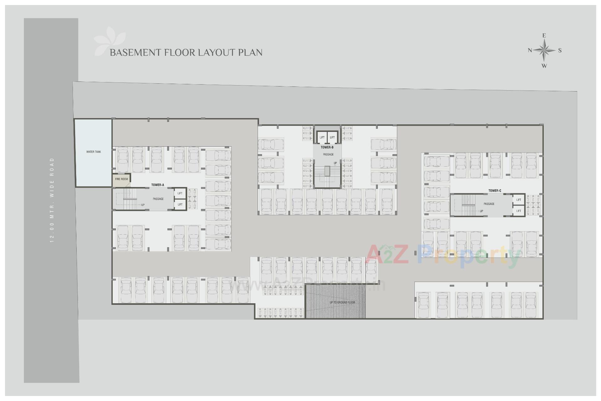 Layout of real estate project Orchid Highlife located at Vemali, Vadodara, Gujarat