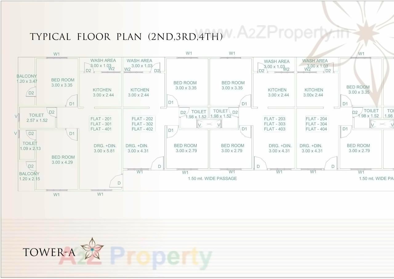Layout of real estate project Ornate Townsville located at Jambuva, Vadodara, Gujarat