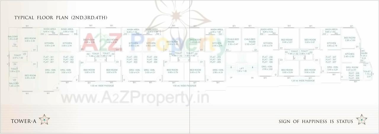Layout of real estate project Ornate Townsville located at Jambuva, Vadodara, Gujarat