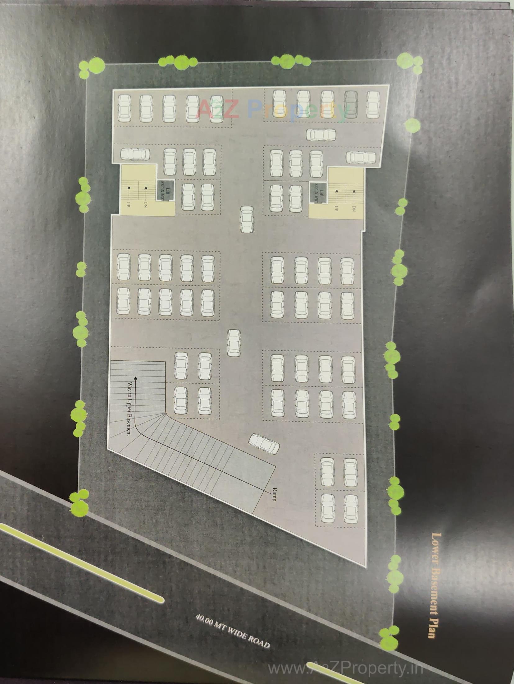 Layout of real estate project Padra Central located at Padra, Vadodara, Gujarat