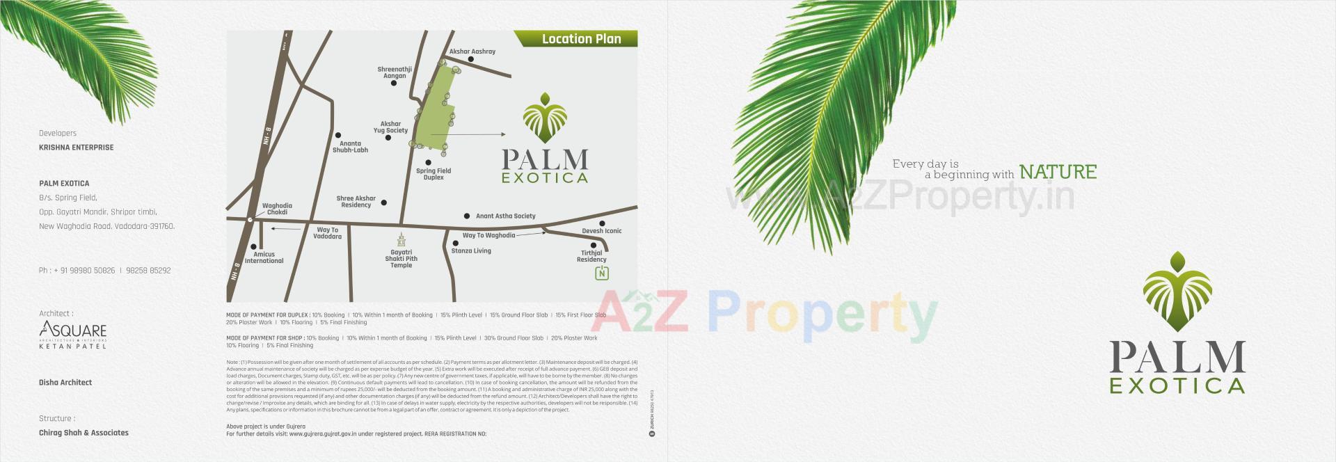 of real estate project Palm Exotica located at Shripor-timbli, Vadodara, Gujarat