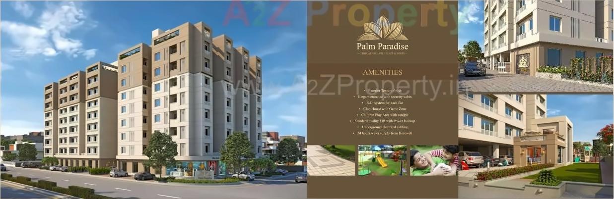 3D Elevation of real estate project Palm Paradise located at Vadodara, Vadodara, Gujarat