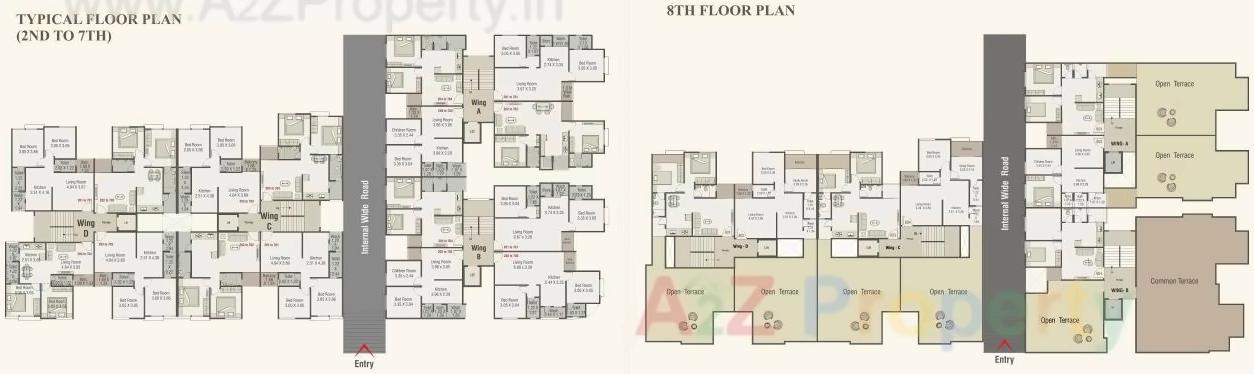 Layout of real estate project Palm Paradise located at Vadodara, Vadodara, Gujarat