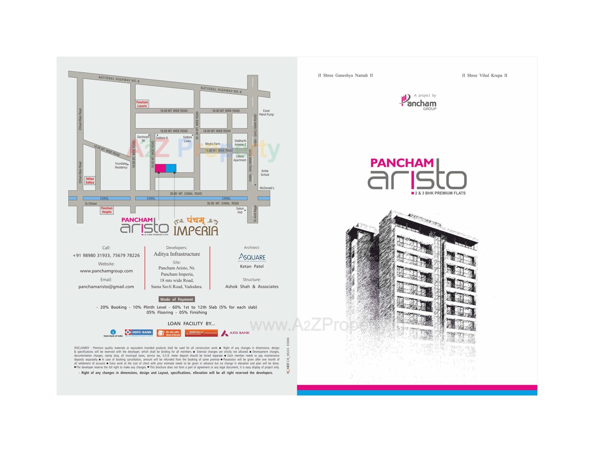  of real estate project Pancham Aristo located at Sama, Vadodara, Gujarat