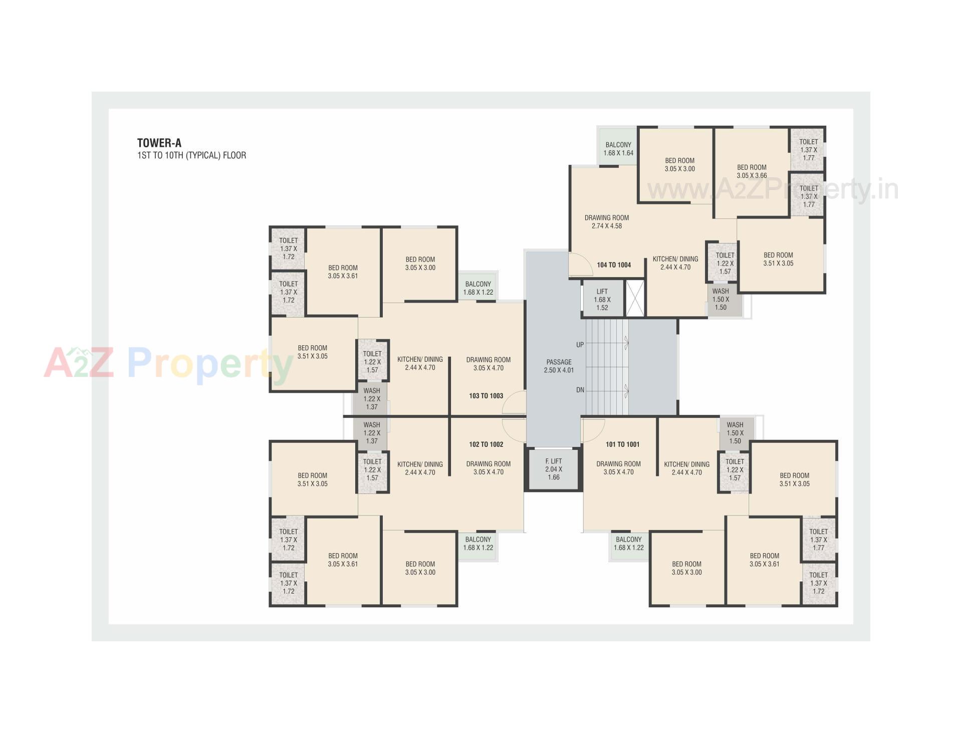 Layout of real estate project Pancham Aristo located at Sama, Vadodara, Gujarat