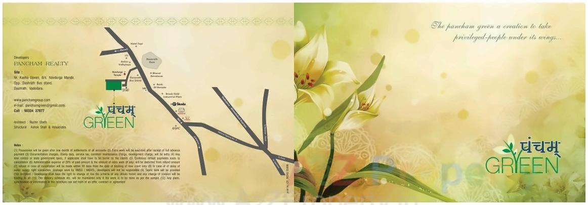  of real estate project Pancham Green located at Dasharath, Vadodara, Gujarat