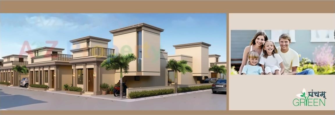 3D Elevation of real estate project Pancham Green located at Dasharath, Vadodara, Gujarat