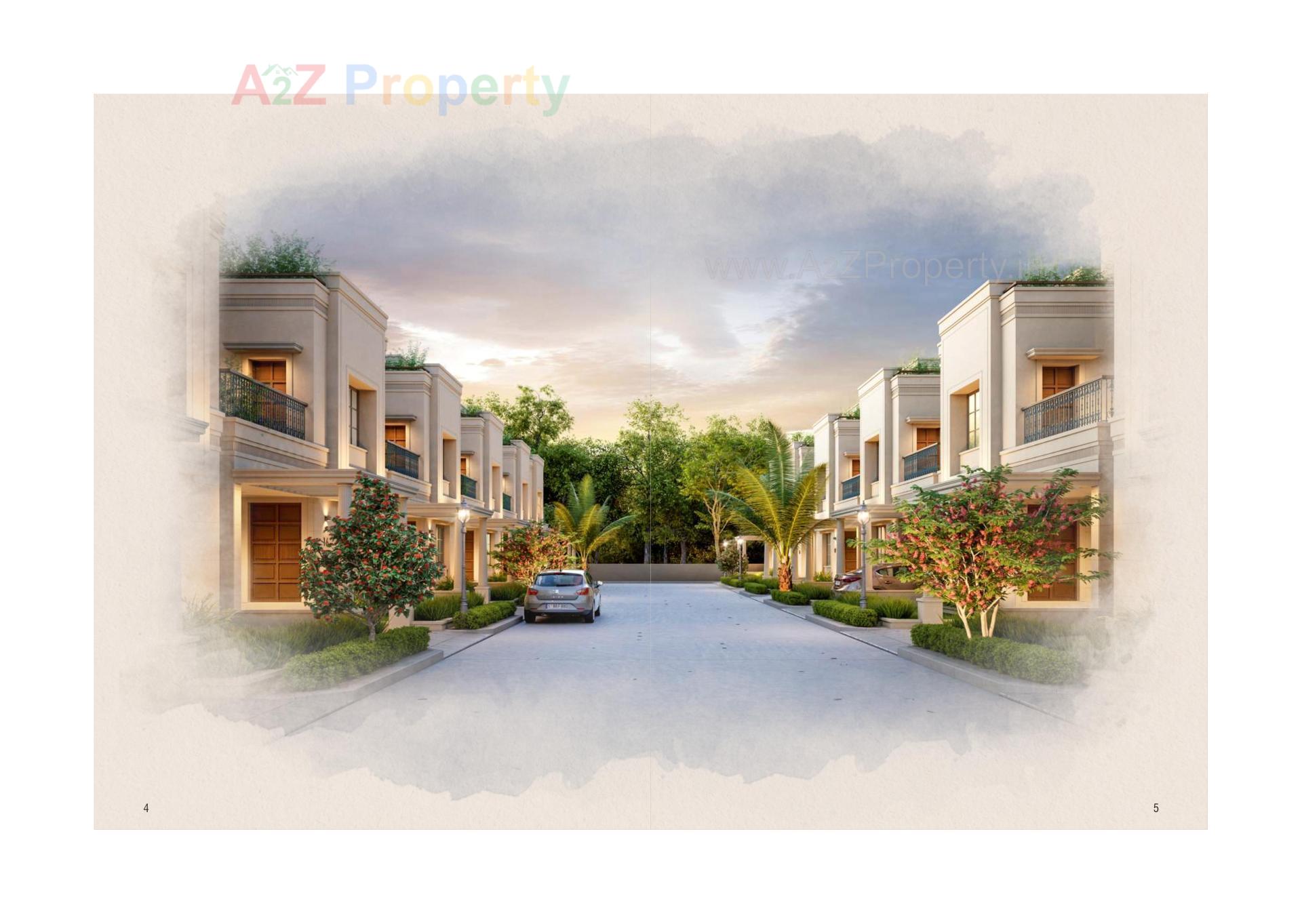 3D Elevation of real estate project Pancham Pitambara located at Chhani, Vadodara, Gujarat