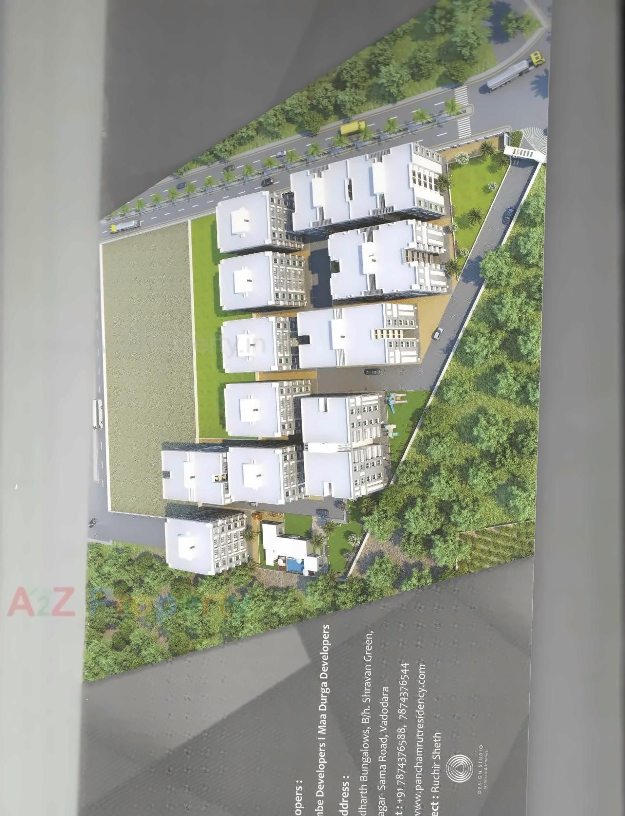 Layout of real estate project Panchamrut Residency located at Harni, Vadodara, Gujarat