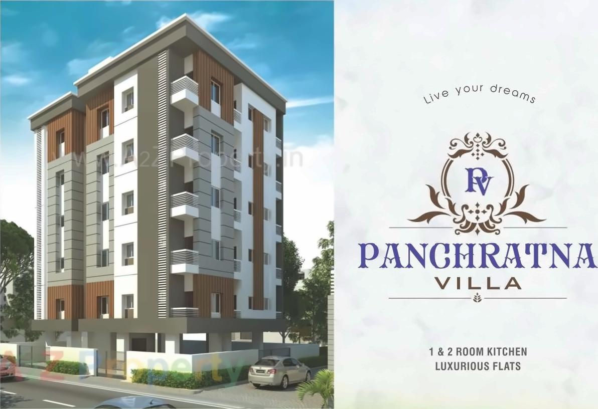 3D Elevation of real estate project Panchratna Villa located at Wadi, Vadodara, Gujarat