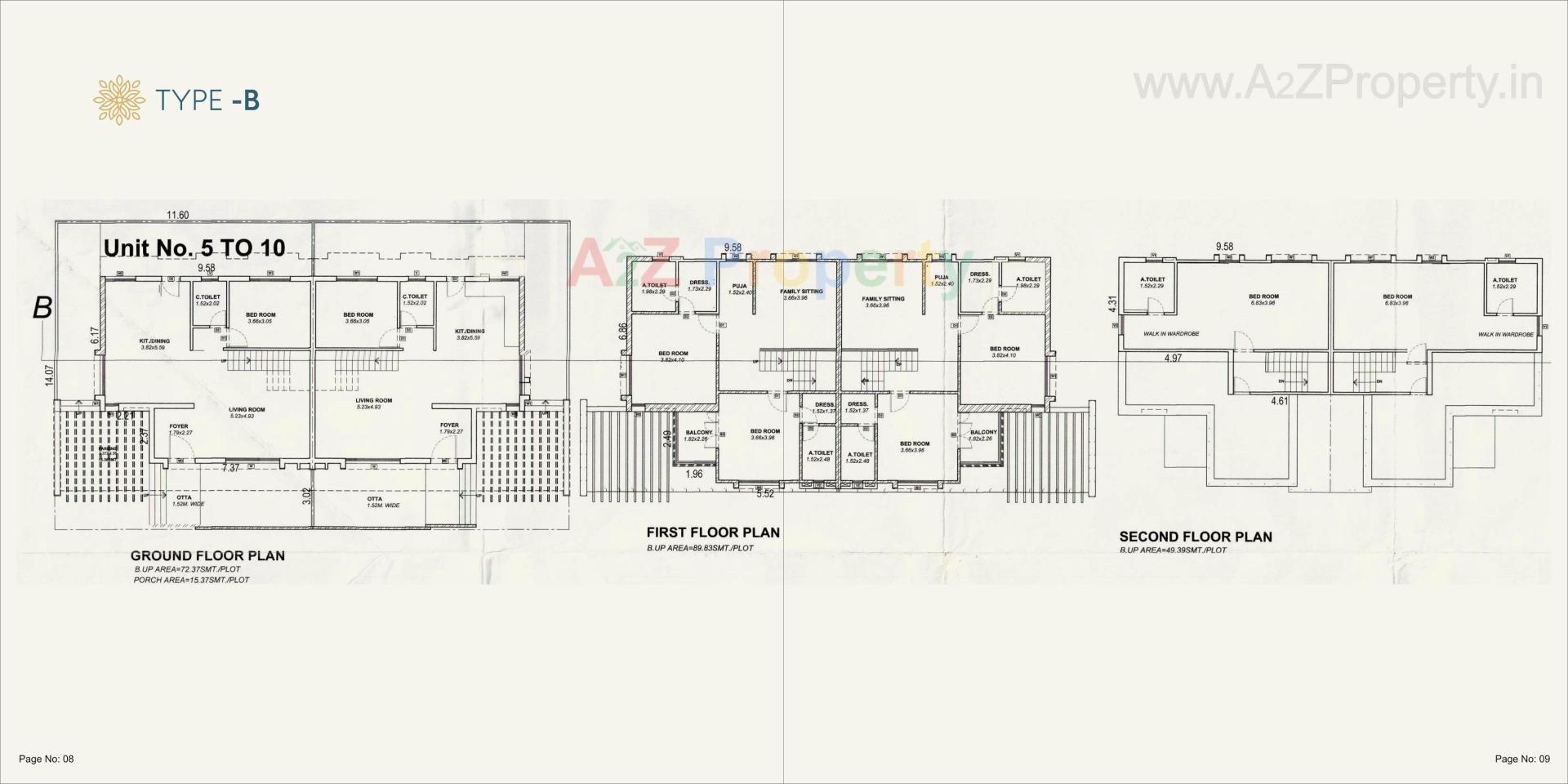 Layout of real estate project Paradise located at Bhayli, Vadodara, Gujarat