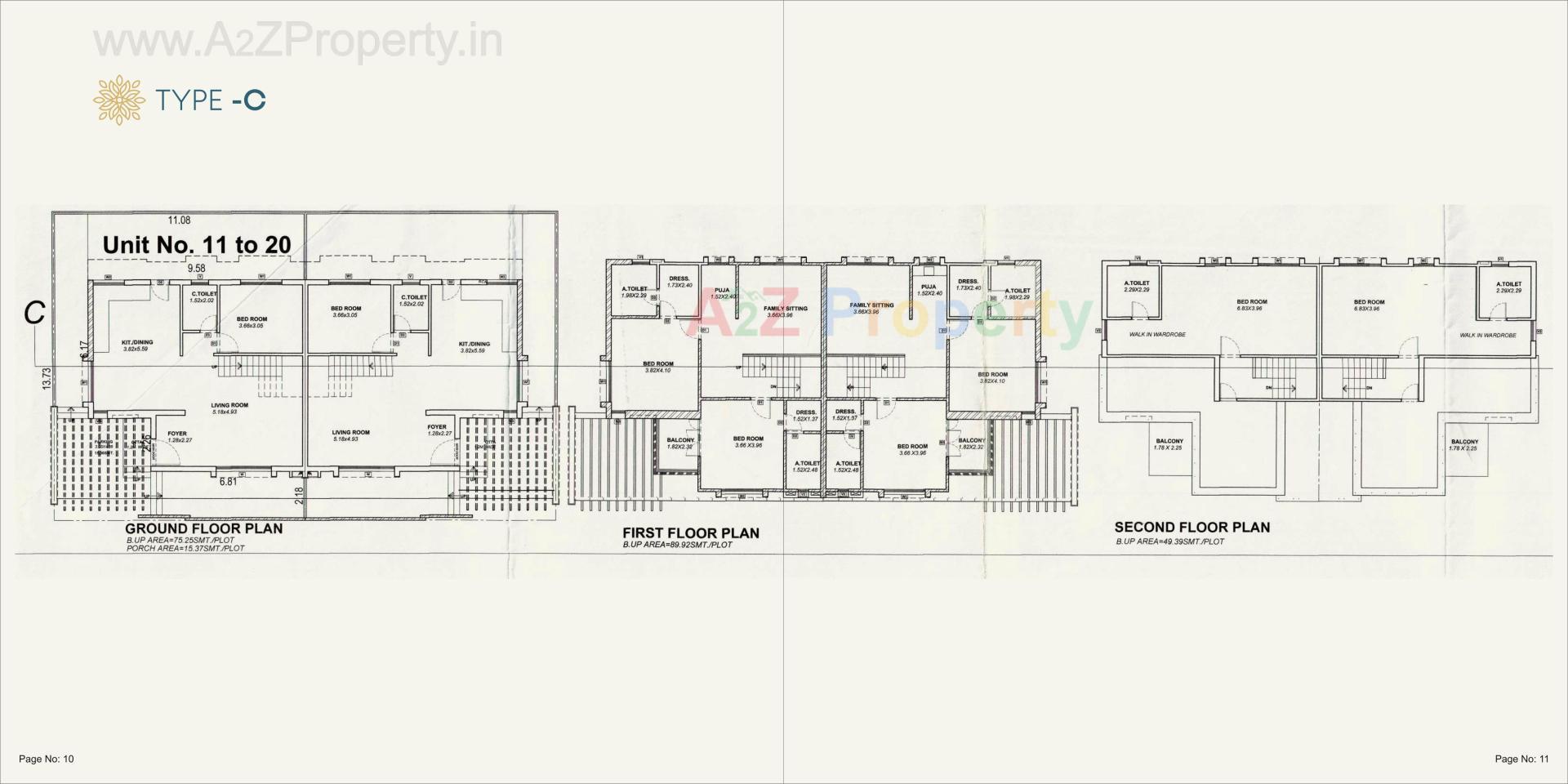 Layout of real estate project Paradise located at Bhayli, Vadodara, Gujarat