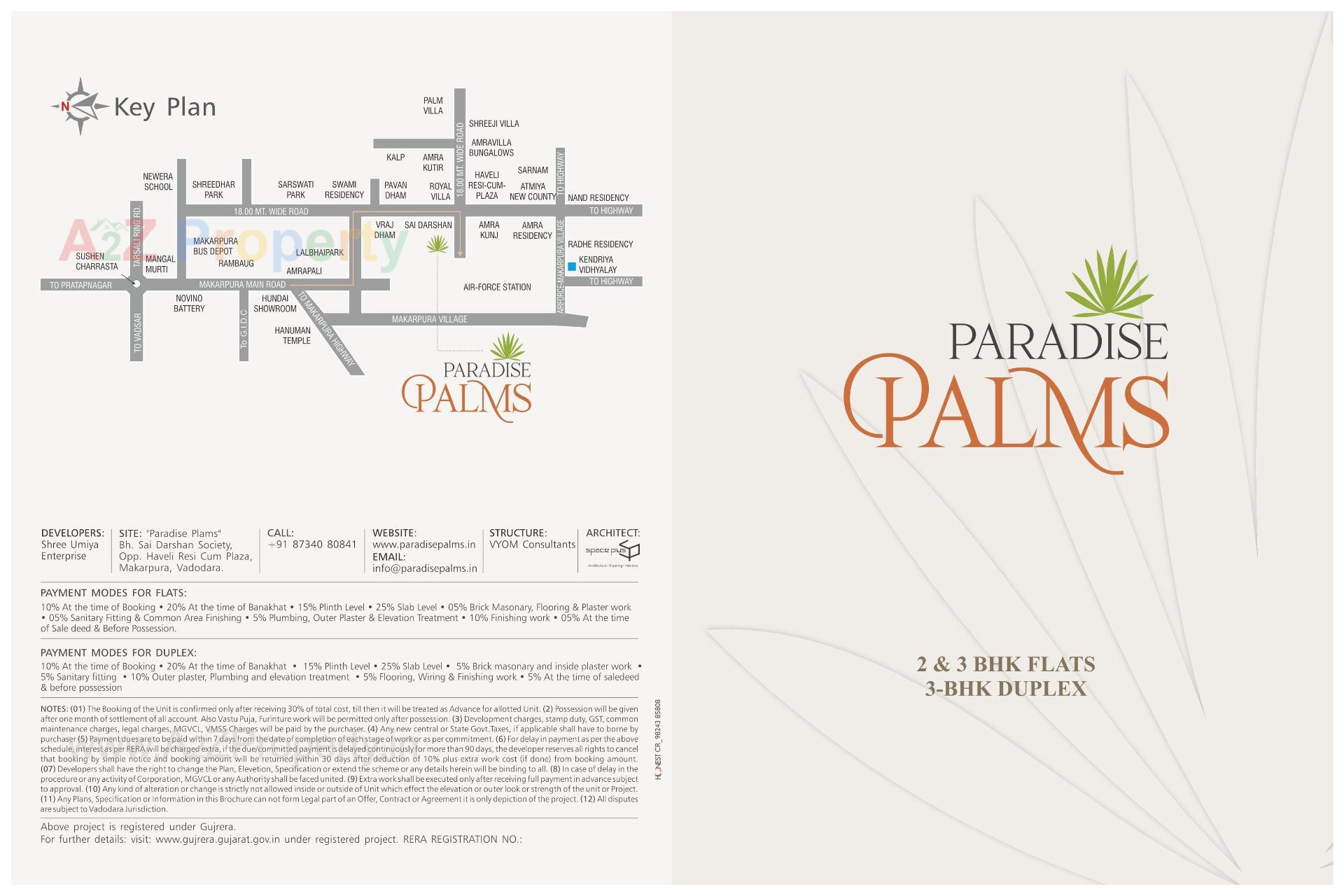  of real estate project Paradise Palms located at Makarpura, Vadodara, Gujarat