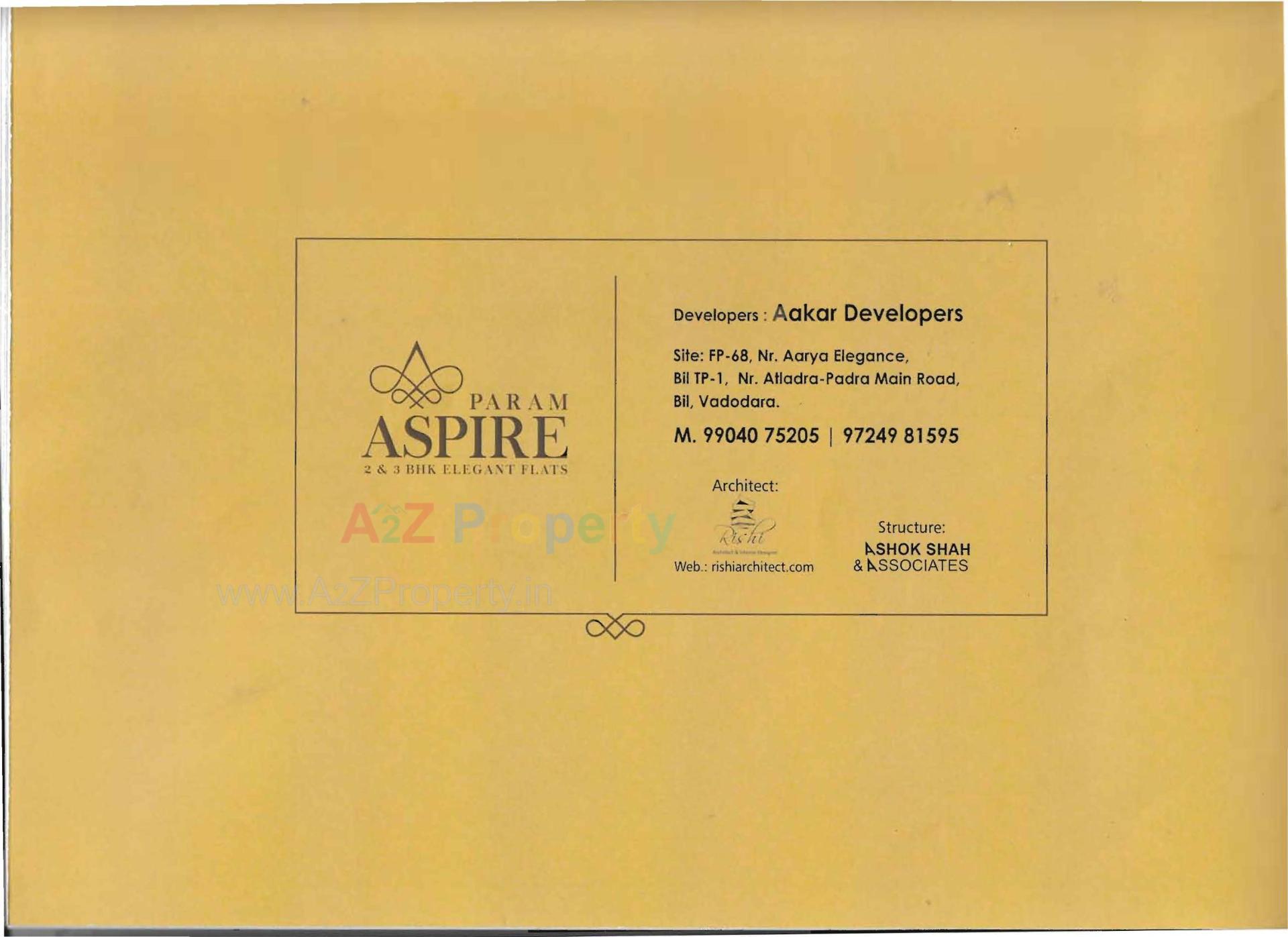  of real estate project Param Aspire located at Bil, Vadodara, Gujarat