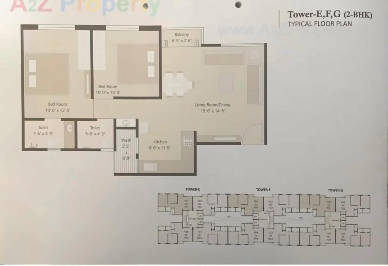Layout of real estate project Param Crest located at Bill, Vadodara, Gujarat