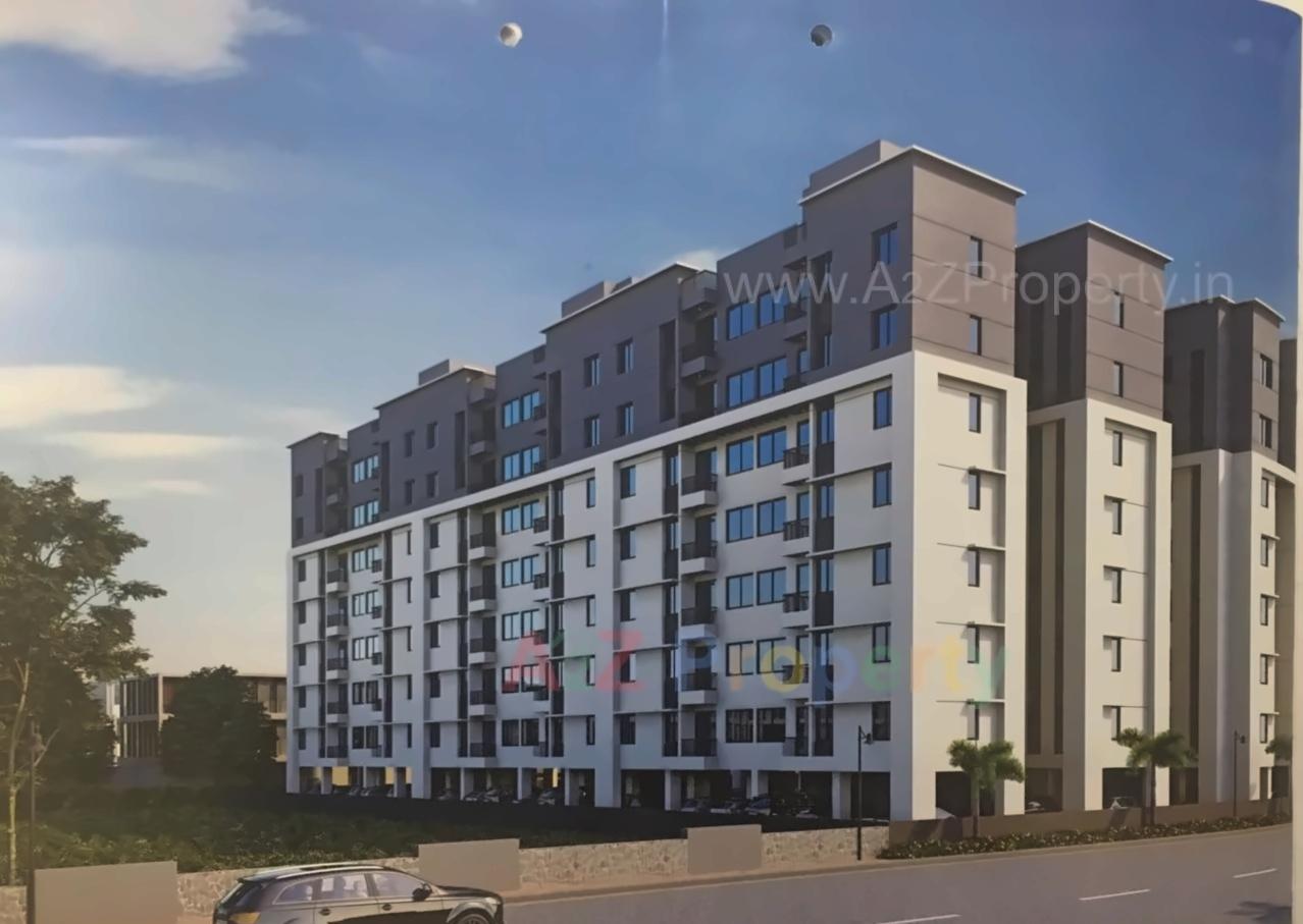 3D Elevation of real estate project Param Crest located at Bill, Vadodara, Gujarat