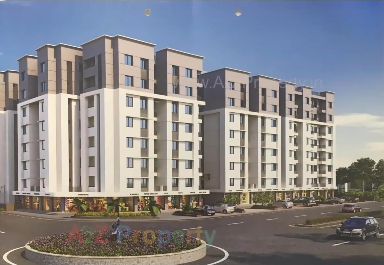 3D Elevation of real estate project Param Crest located at Bill, Vadodara, Gujarat