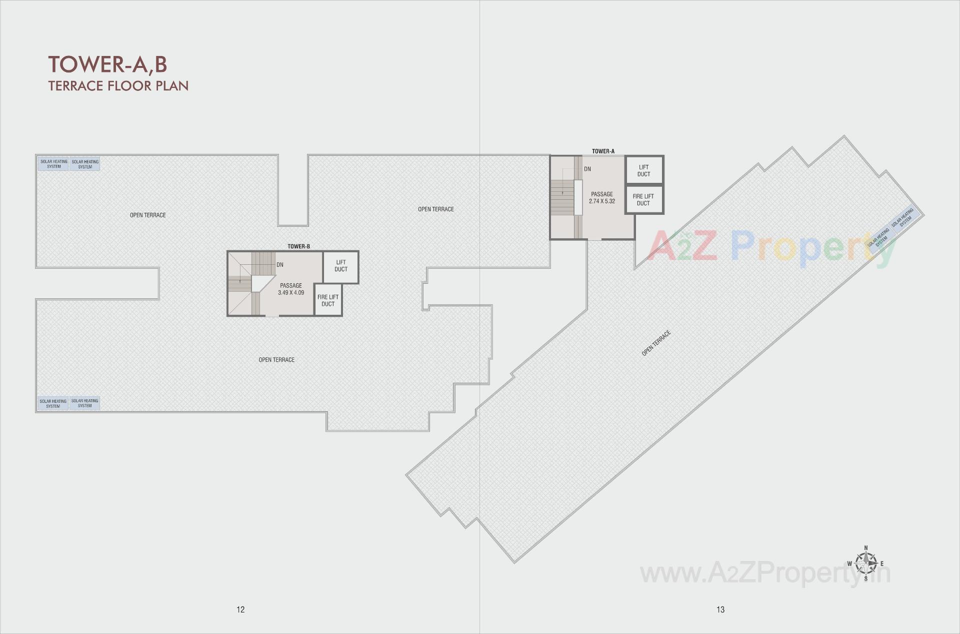 Layout of real estate project Param Sapphire located at Harni, Vadodara, Gujarat