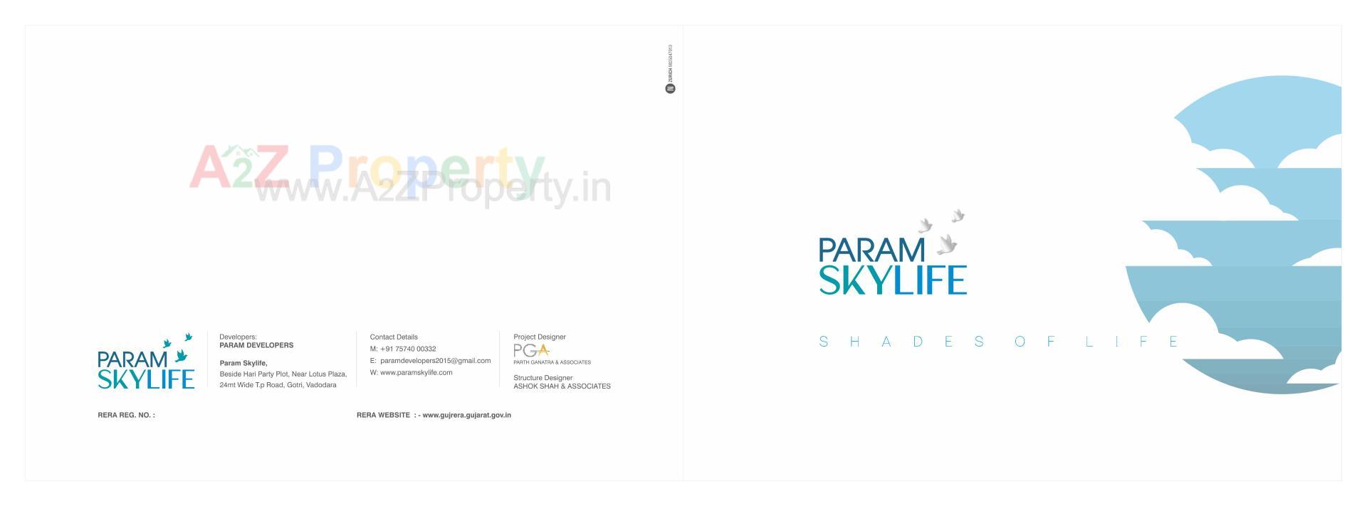  of real estate project Param Skylife located at Gotri, Vadodara, Gujarat