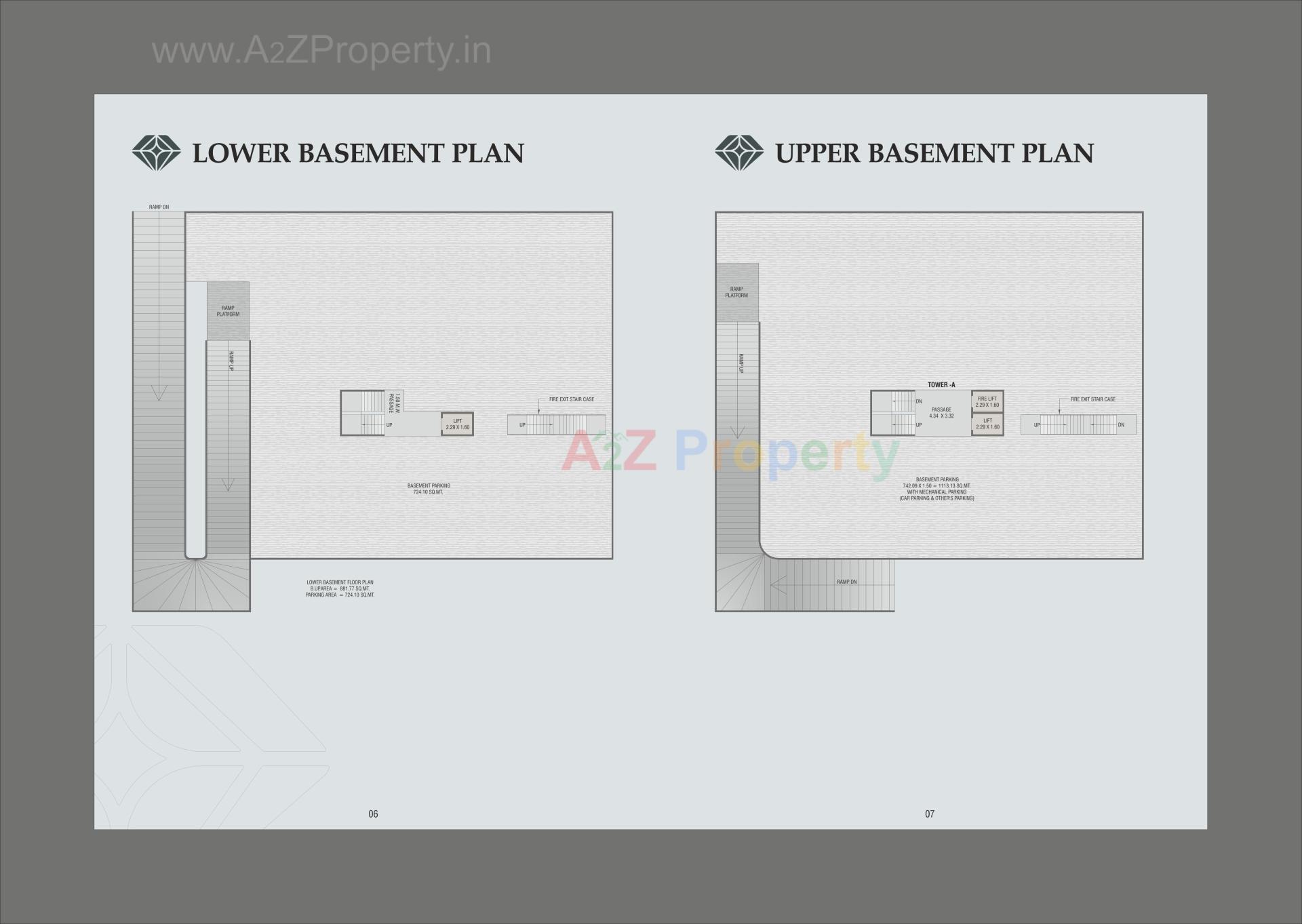 Layout of real estate project Param Solitaire located at Nagarwada, Vadodara, Gujarat
