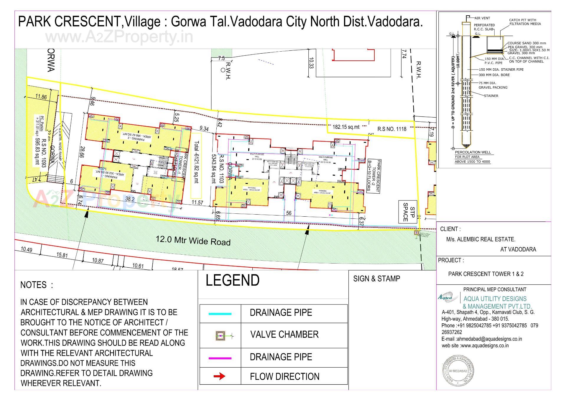  of real estate project Park Crescent located at Gorwa, Vadodara, Gujarat