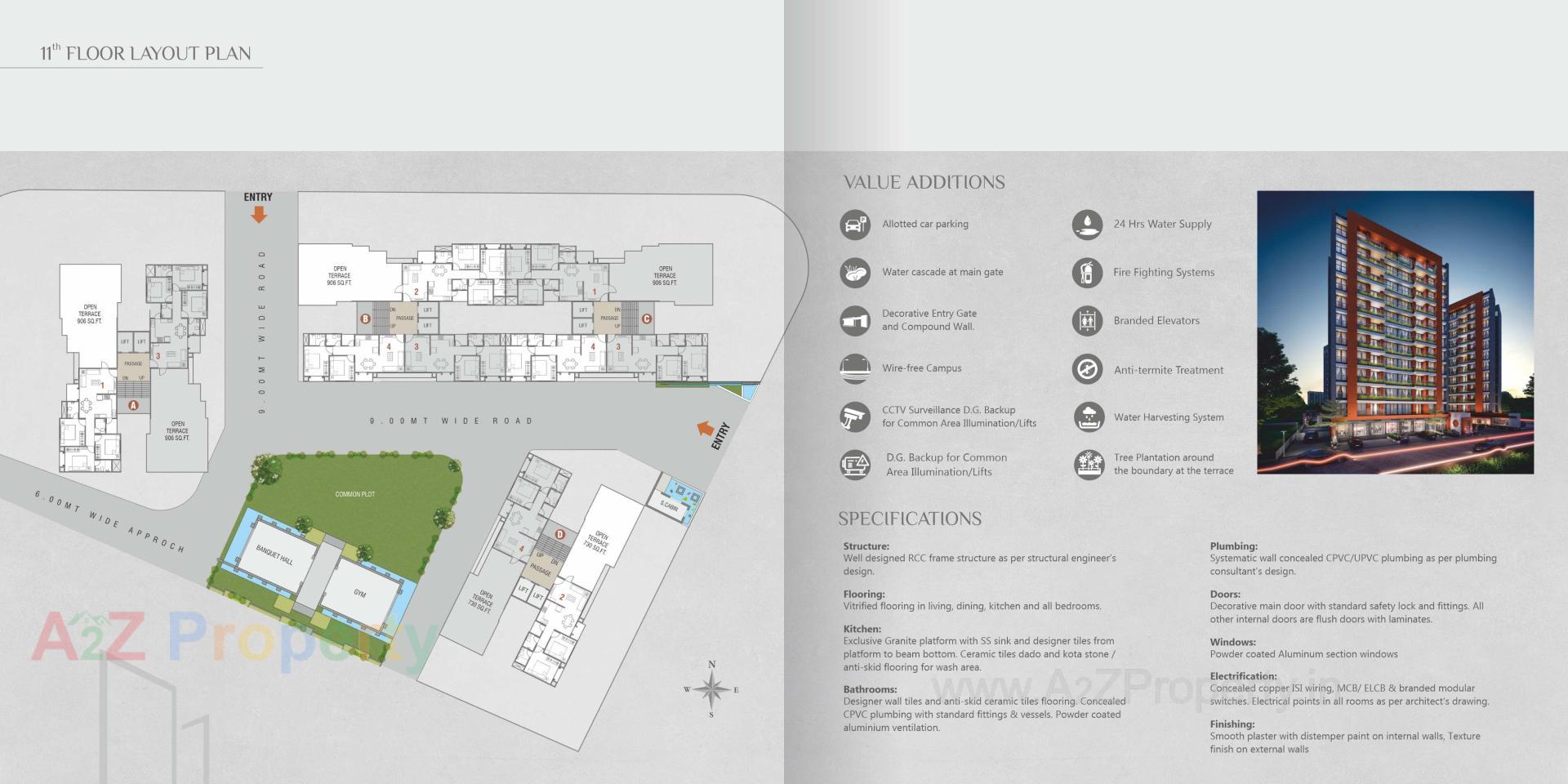  of real estate project Park Heaven located at Gorwa, Vadodara, Gujarat