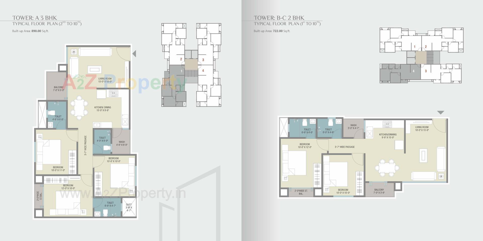 Layout of real estate project Park Heaven located at Gorwa, Vadodara, Gujarat