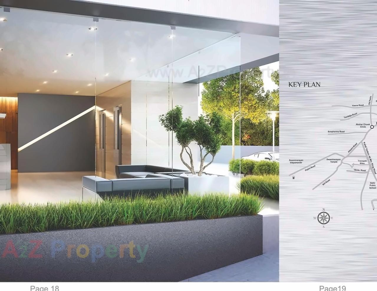 3D Elevation of real estate project Park Paradise located at Vadsar, Vadodara, Gujarat