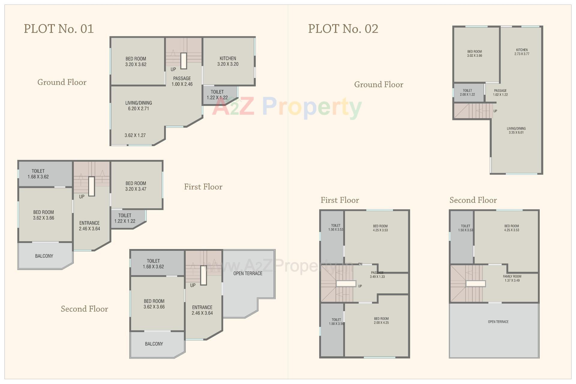 Layout of real estate project Park Royal located at Bil, Vadodara, Gujarat