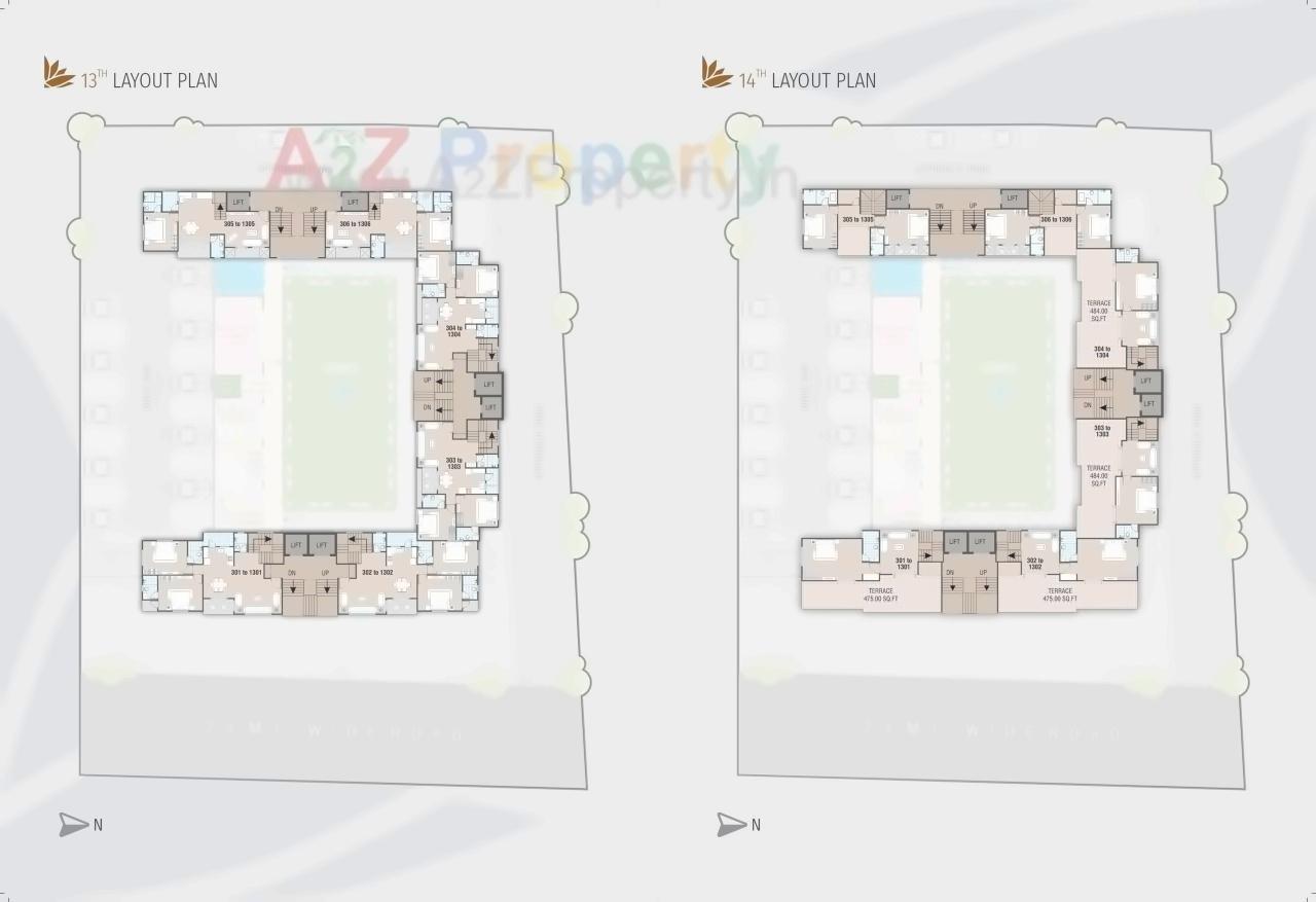 Layout of real estate project Park Solitaire located at Vadsar, Vadodara, Gujarat