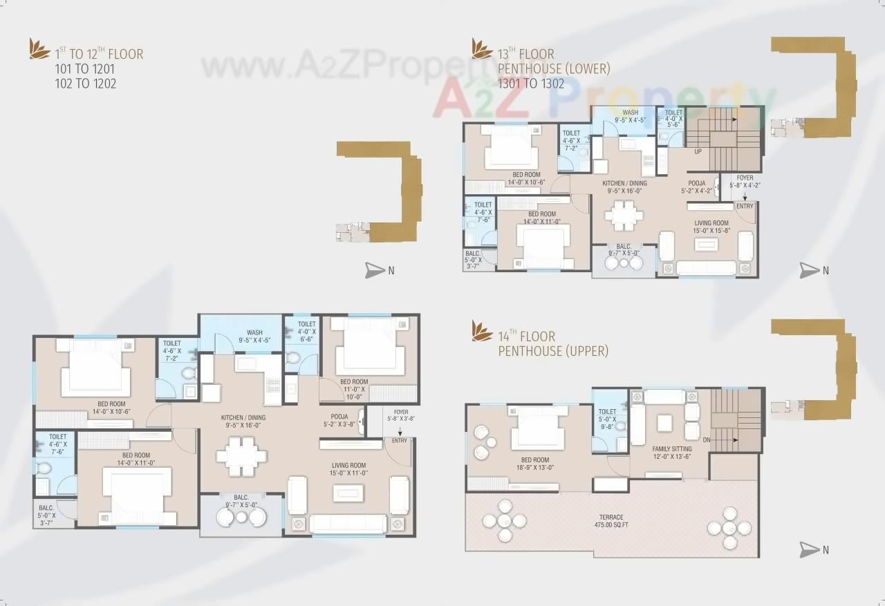 Layout of real estate project Park Solitaire located at Vadsar, Vadodara, Gujarat