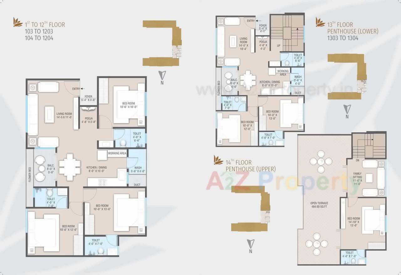 Layout of real estate project Park Solitaire located at Vadsar, Vadodara, Gujarat