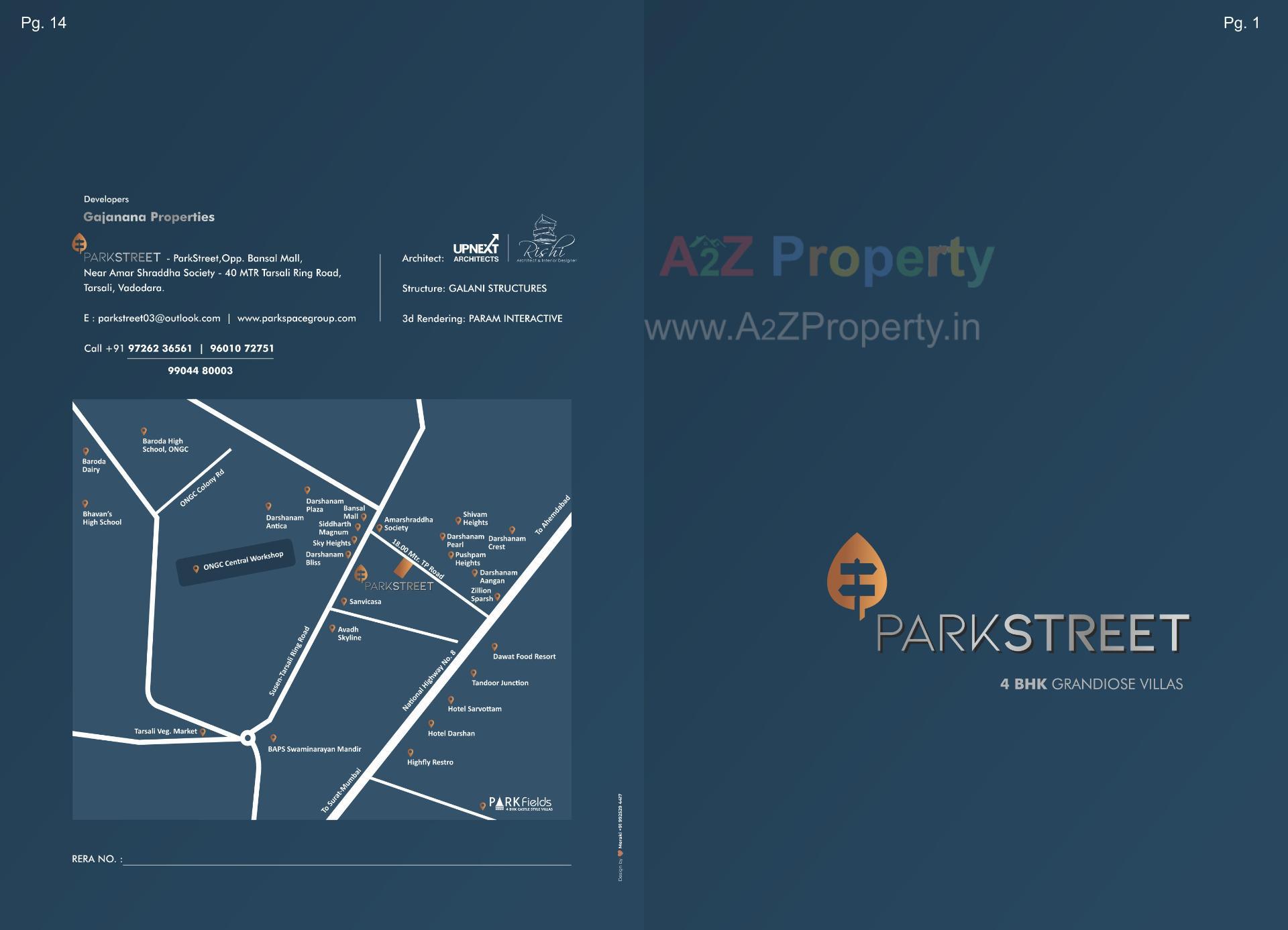  of real estate project Park  Street located at Tarsali, Vadodara, Gujarat