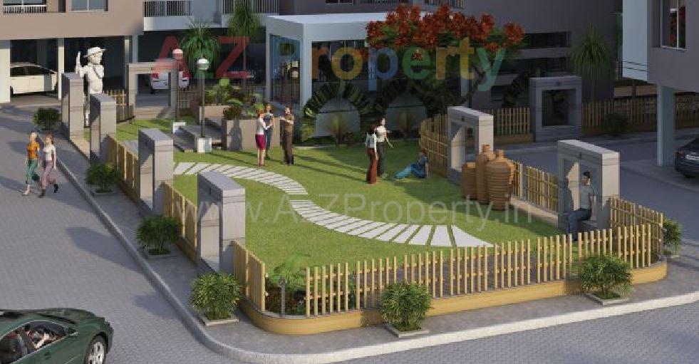 3D Elevation of real estate project Park Woods located at Gorva, Vadodara, Gujarat